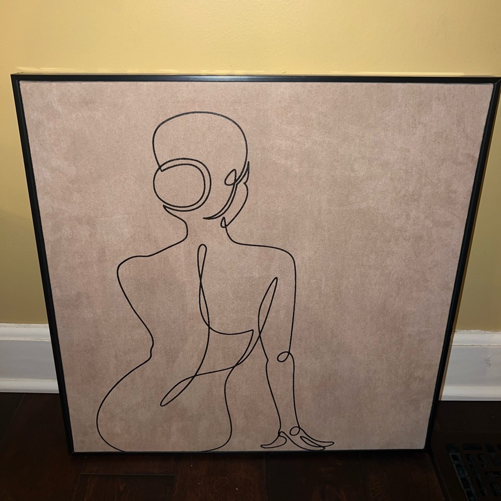 Velvet wall decor picture